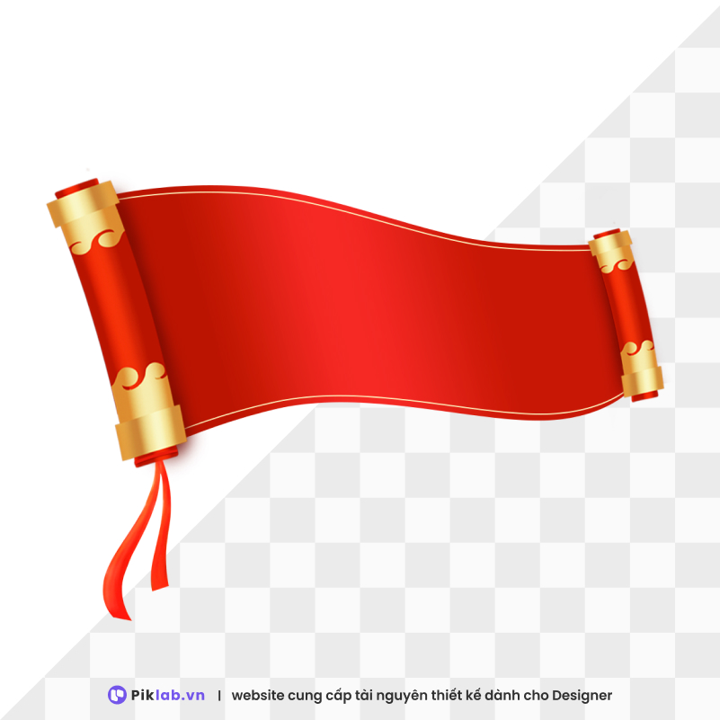 Design resource red tet decoration happy new year tet holiday isolated on transparent PNG tết